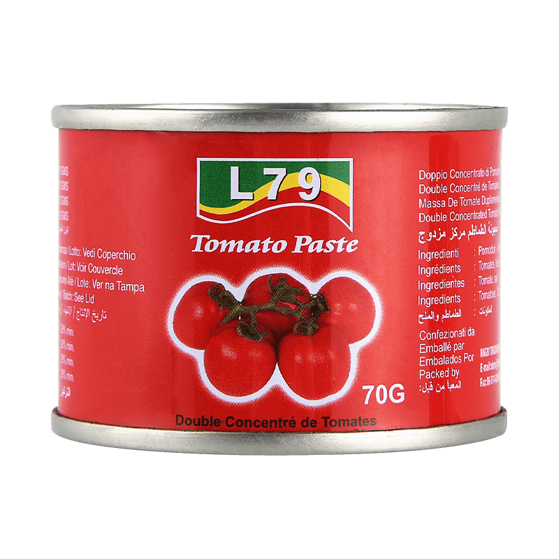 70g Pâte de Tomate en Conserve (Ouverture facile/ Ouverture dure)