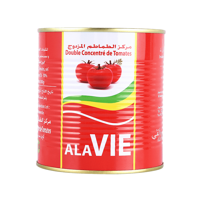 800g Pâte de Tomate en Conserve (Ouverture facile/ Ouverture dure)